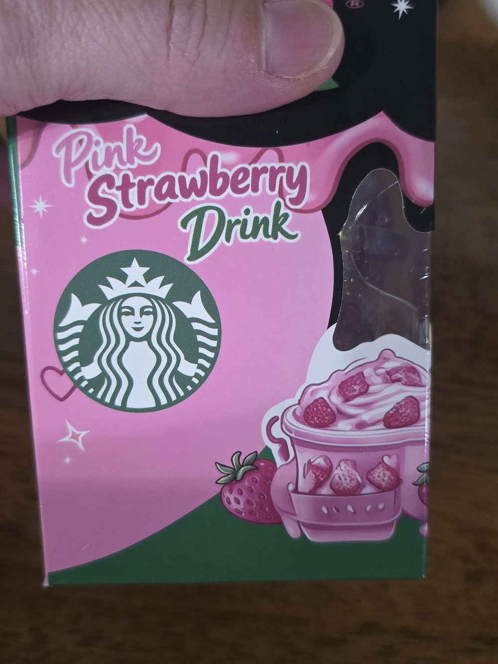 Starbucks Purple Glitter Squeeze Drink Toy - Picture 4 of 5
